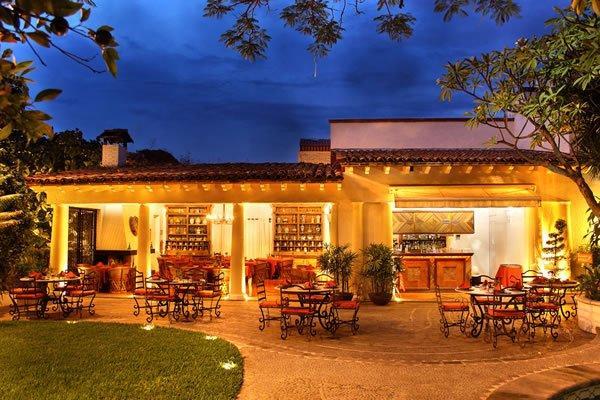Hotel Boutique La Casa Azul 쿠에르나바카 레스토랑 사진